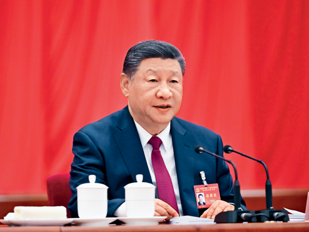 習近平去年出席四中全會並發表講話。