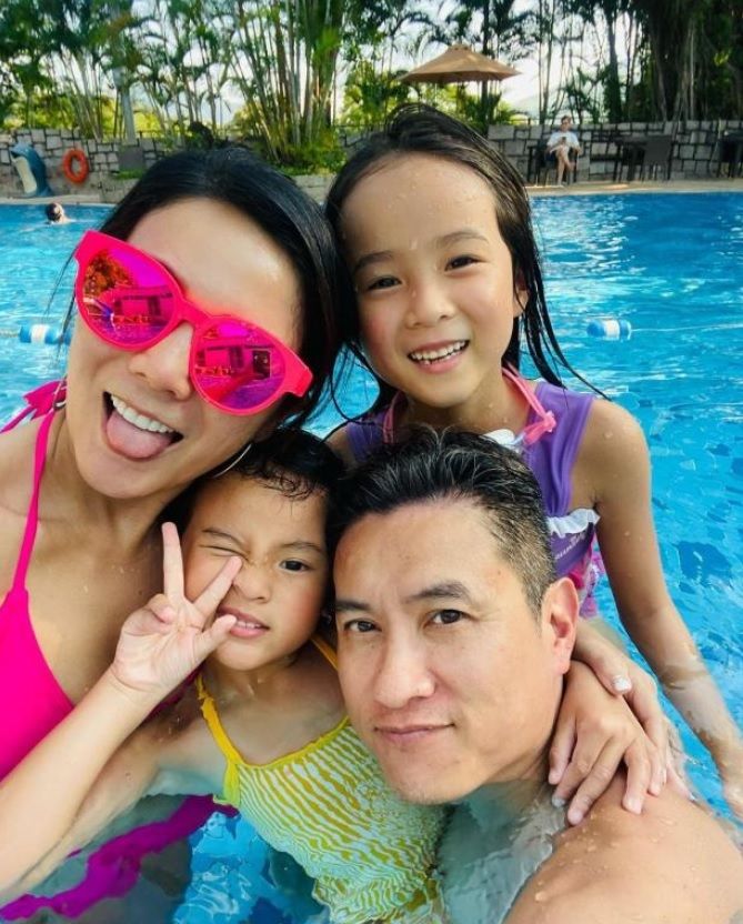 吴文忻早前宣布与老公结束14年婚姻，和平分手。