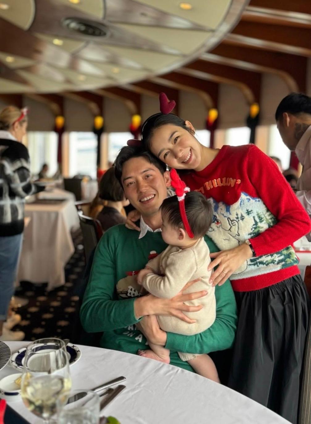 麥明詩笑稱有壓力，皆因兒子剛過初生期便要為學習而煩惱。