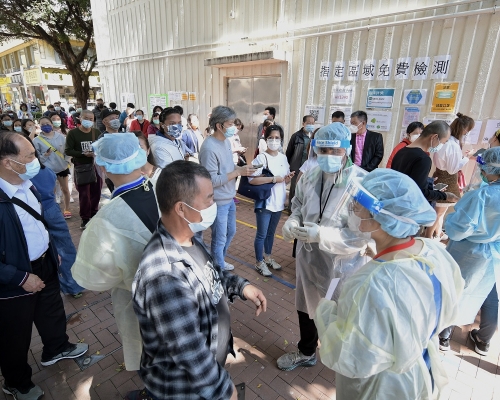 政府延長為無打針特定群組免費檢測。資料圖片
