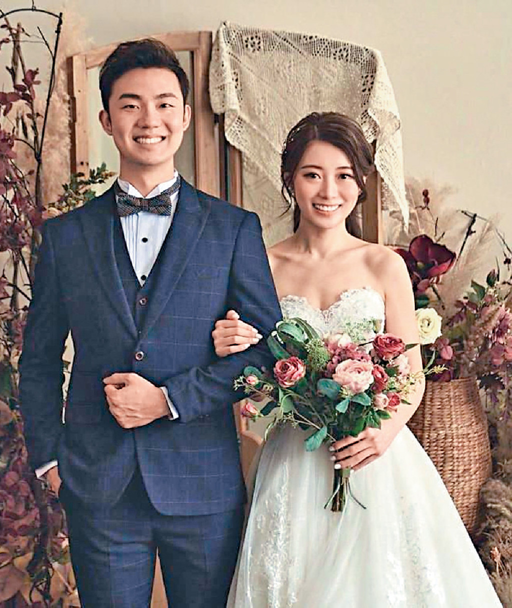 ■Martin的婚照曝光。
