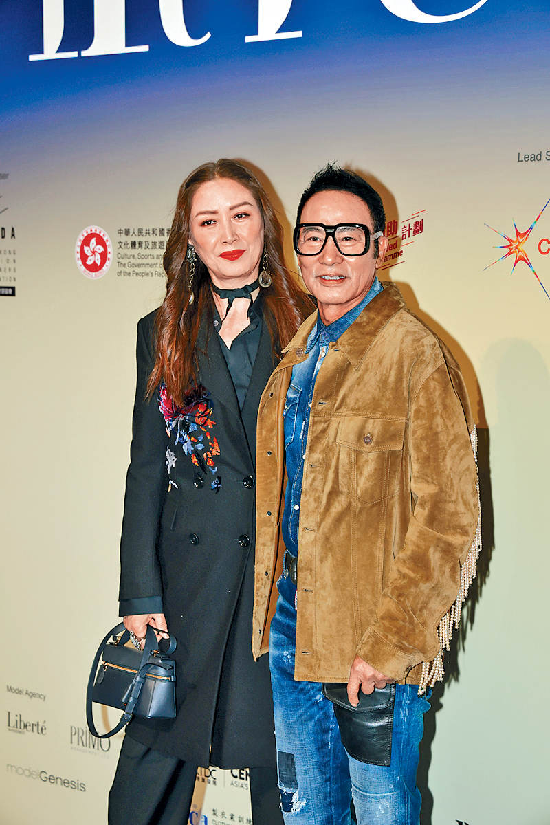 任達華和琦琦前晚齊出席時裝展活動。