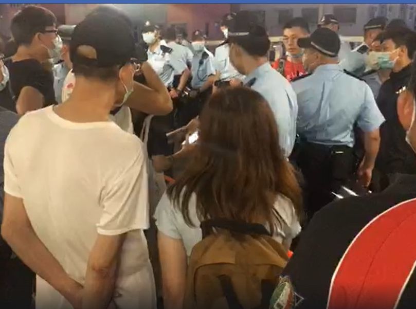 天水圍友的社運日記FB影片截圖