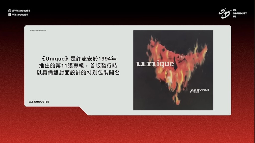 《Unique》是安仔1994年第11張專輯，以設計雙封面包裝聞名。