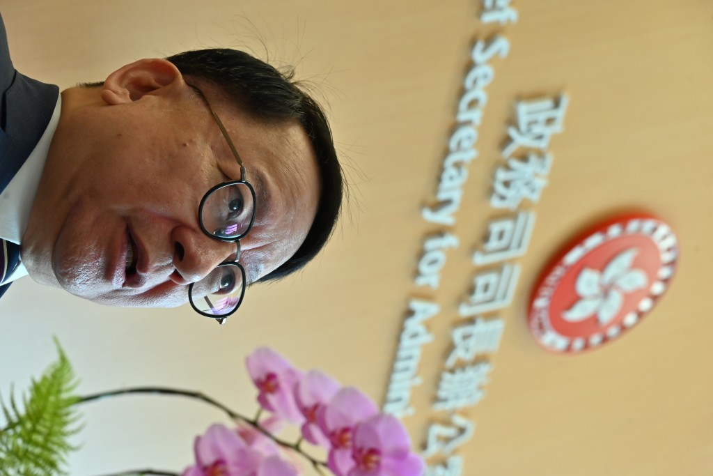 政务司司长陈国基。黄颂伟摄