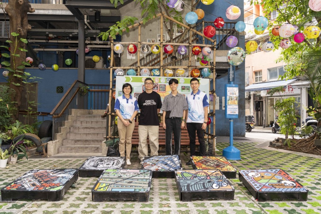 冠軍得奬者林曉銘(右二)、亞軍得奬者黃光達(左二)、高級工程師蔡敏儀(左一)、工程師陳裕坤(右一)一同合照。 冠軍得奬者林曉銘(右二)、亞軍得奬者黃光達(左二)、高級工程師蔡敏儀(左一)、工程師陳裕坤(右一)一同合照。