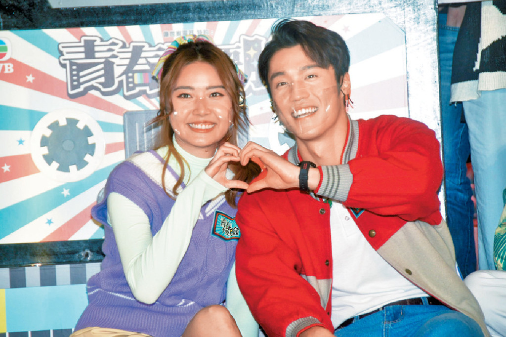 ■丁子朗笑言與戴祖儀拍激情戲，感覺好舒服。