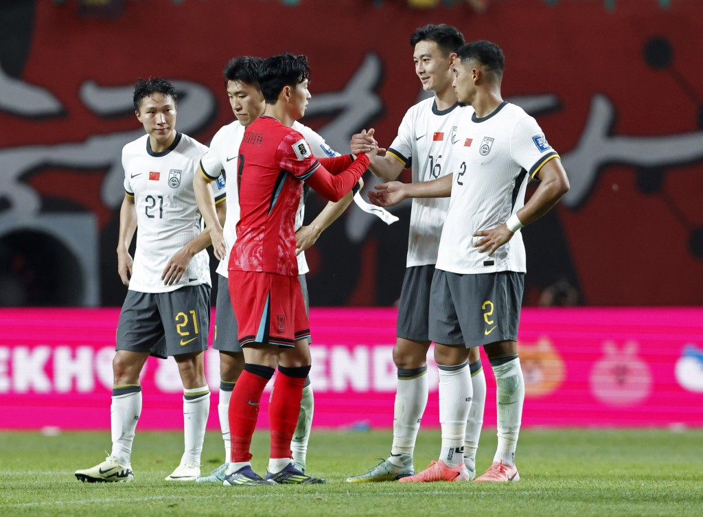 国足今场0:1不敌南韩。Reuters