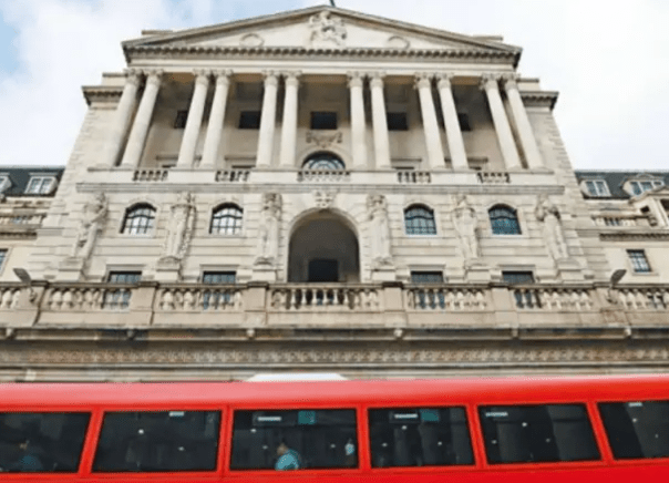 英國央行將於周四20:00公佈利率決議和會議紀錄。