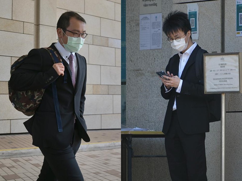 曾浩佳(左)及沈雋