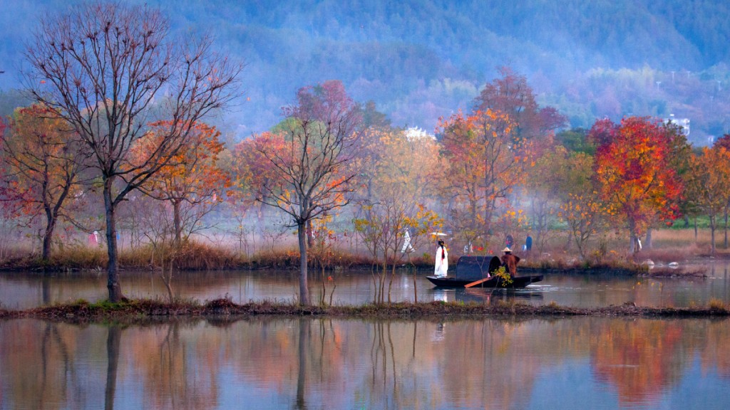 湖北黃岡市羅田縣九資河鎮河西畈村。新華社