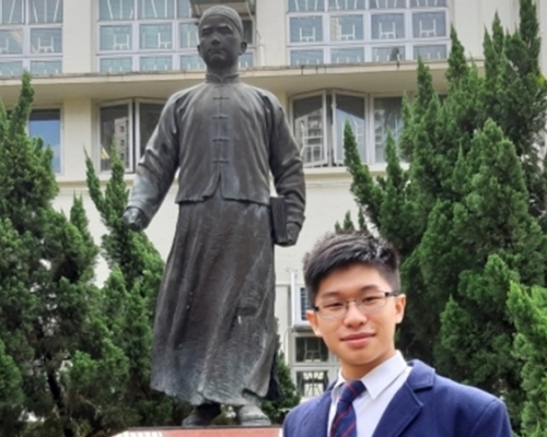 皇仁書院狀元吳浩渝，期望將來當醫生，回饋社會。