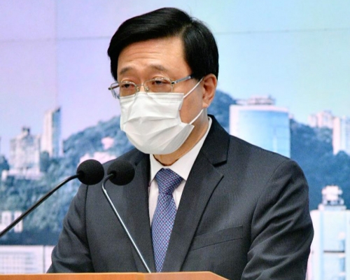 李家超促台灣盡快讓陳同佳入境自首投案。