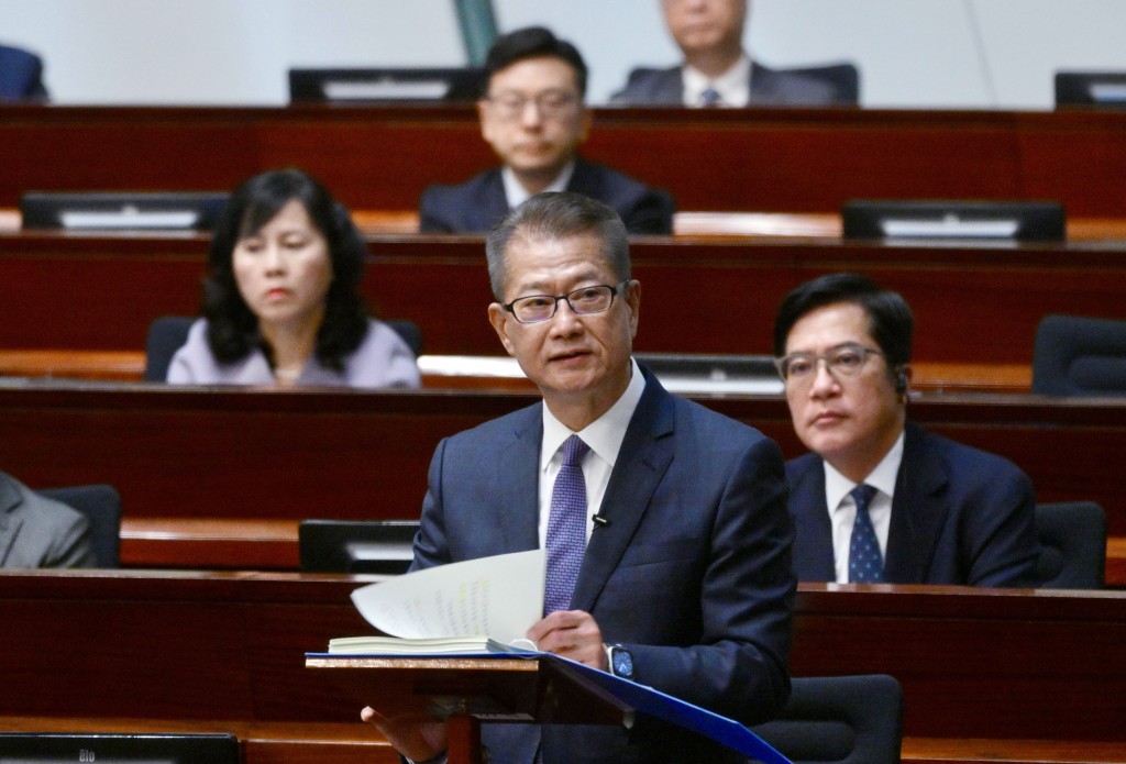 財政司局長陳茂波。 財政司局長陳茂波。