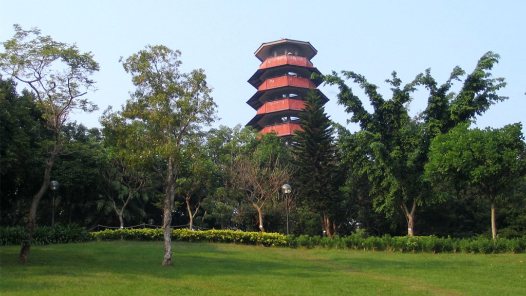 一名男子於元朗公園的公廁上吊,當場死亡。網上圖片