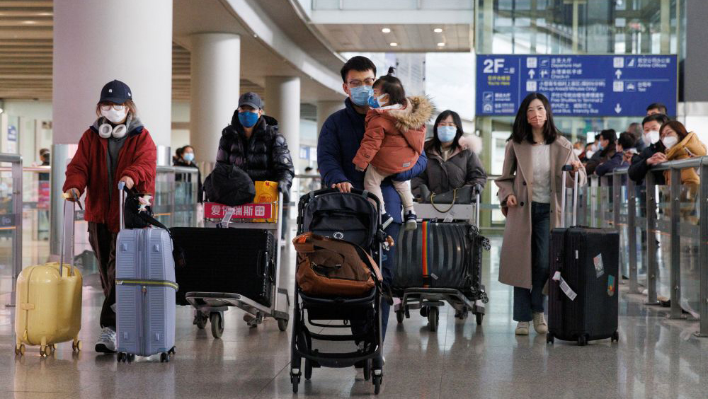 就中國境內新冠疫情趨穩，南韓考慮提前開放中國公民赴韓短期簽證。路透資料圖