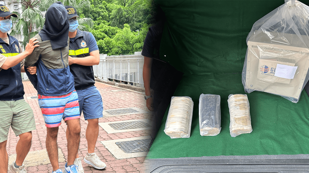 內地運港變壓器郵包藏550萬元可卡因 21歲地盤男工涉販毒被捕