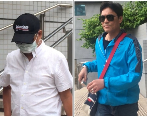 其中兩名上訴人江焯禮(左)及林見發(右)。資料圖片