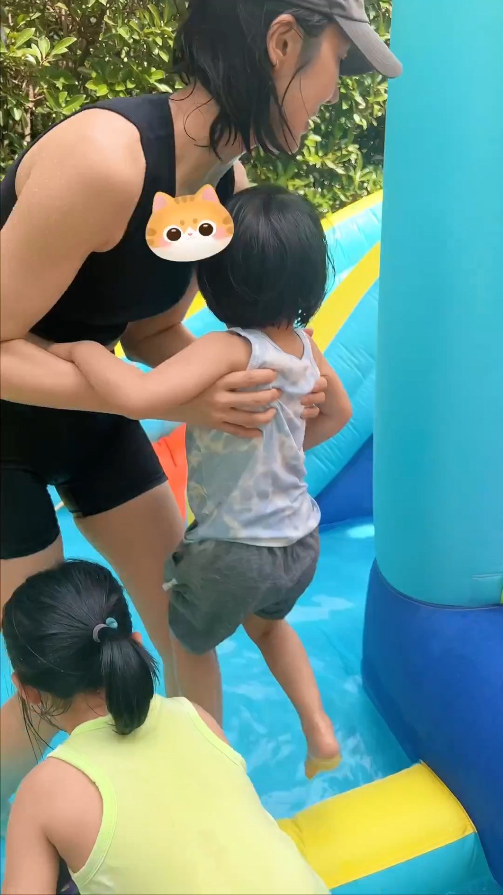 王祖蓝用Emoji保护老婆李亚男。
