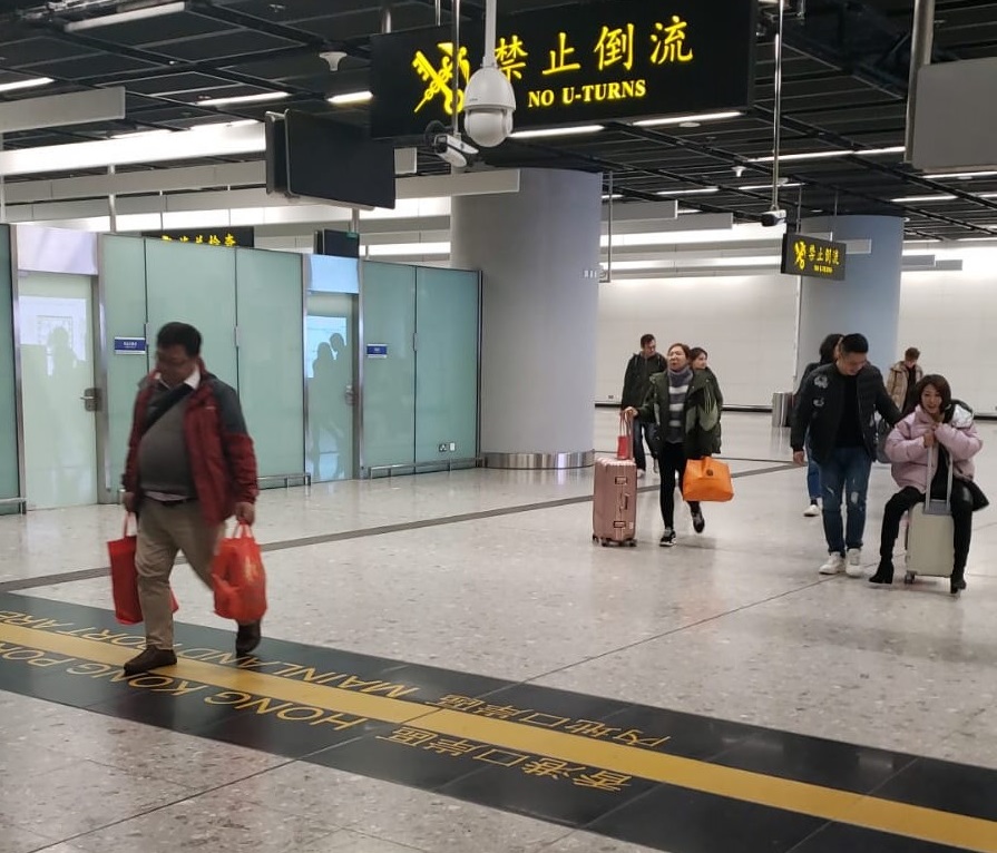 高鐵西九龍站發生非禮案。資料圖片