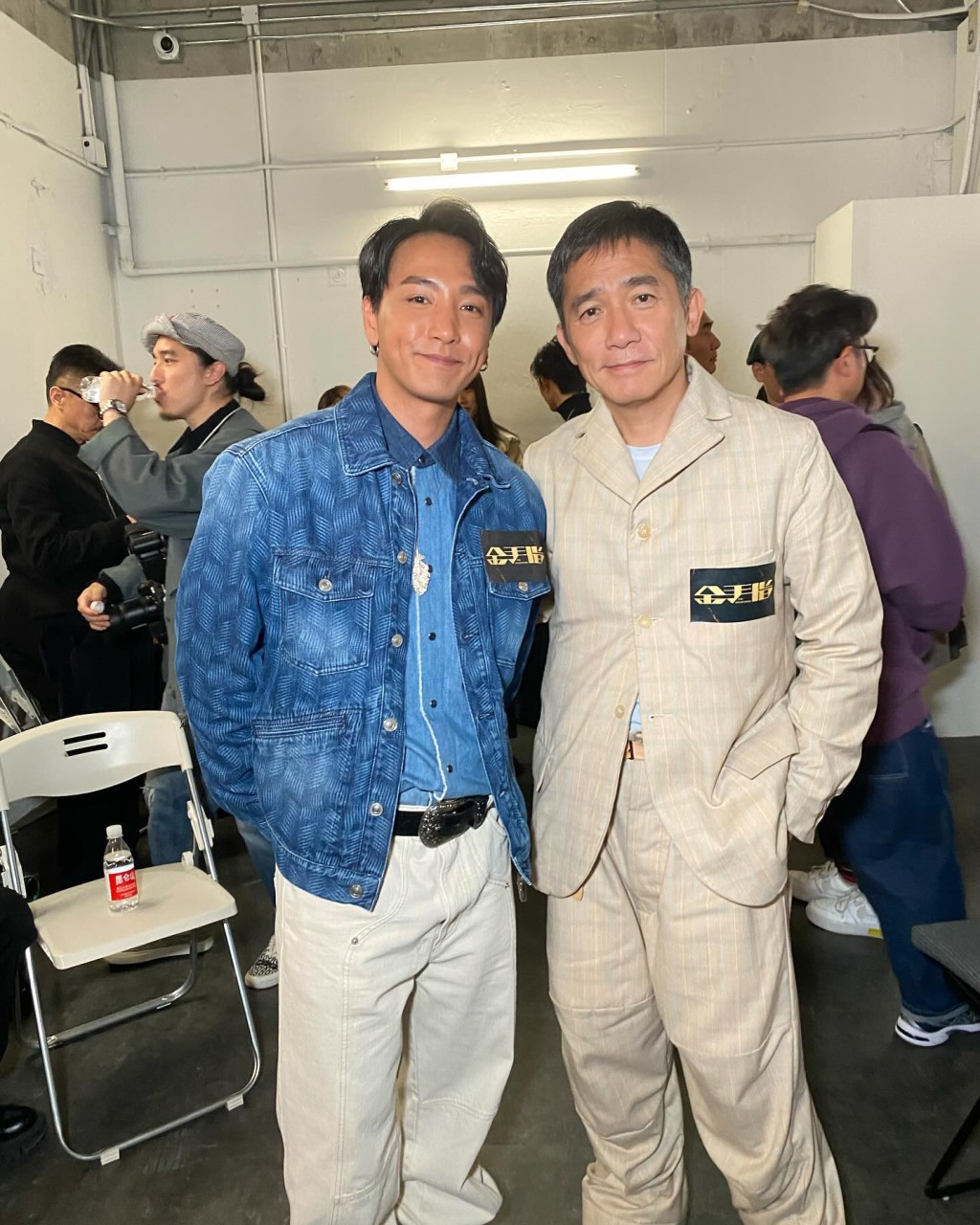 林耀聲獲梁朝偉親讚「年青有為」。 林耀聲獲梁朝偉親讚「年青有為」。