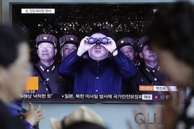 金正恩滿意「北極星2型」試射表現。AP