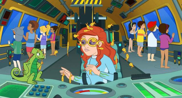 推介英語電影或節目一:經典兒童科學教育動畫片《神奇小子》(The Magic School Bus),可學習片中的科學知識和英語表達。(圖片來源:YouTube)