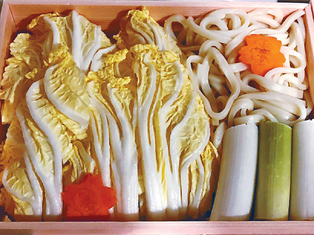 ■「稻菊」的野菜和烏冬
