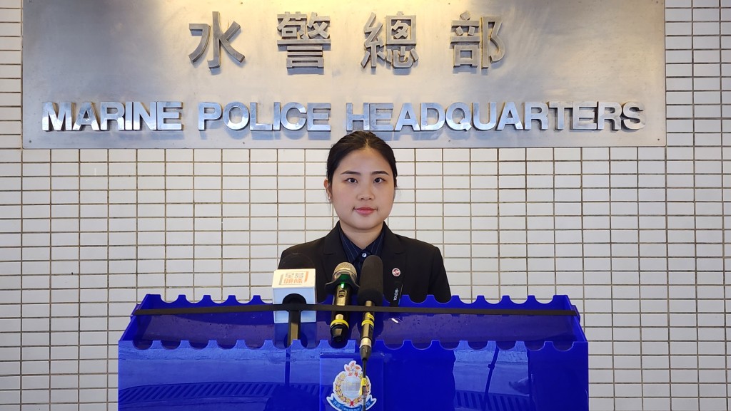 水警總區重案組高級督察關嘉祺。 水警總區重案組高級督察關嘉祺。