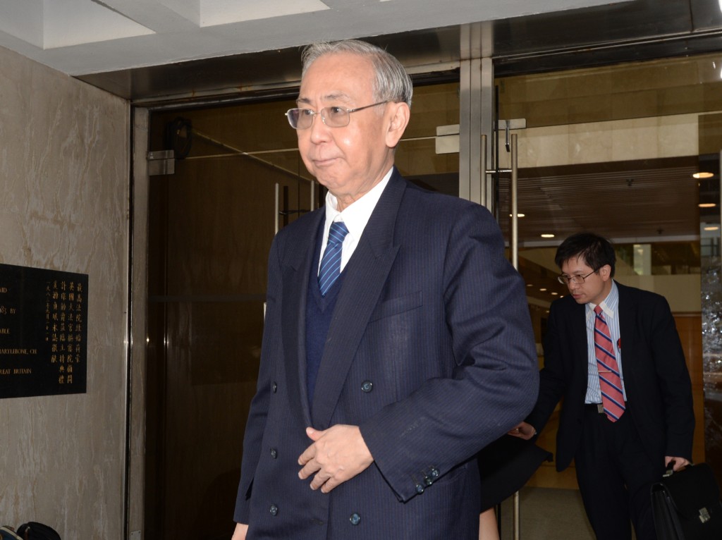 許仕仁捲入「新地貪污案」,判監7年半。 許仕仁捲入「新地貪污案」,判監7年半。