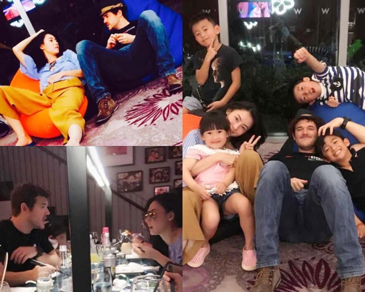 2017年時,栢芝上載的生活照中,Leo也在其中。(資料圖片)