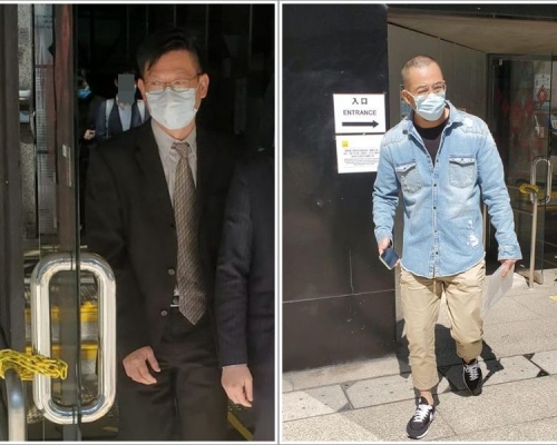 方國昌(左)， 何世文(右)。蕭文軒攝