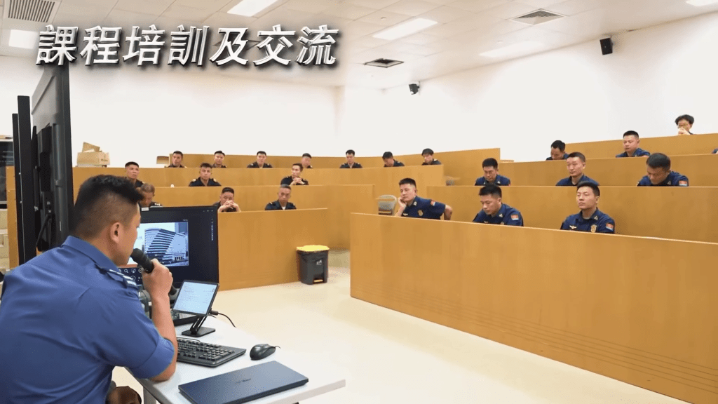 粵澳消防早前與香港消防培訓交流。保安局FB 粵澳消防早前與香港消防培訓交流。保安局FB