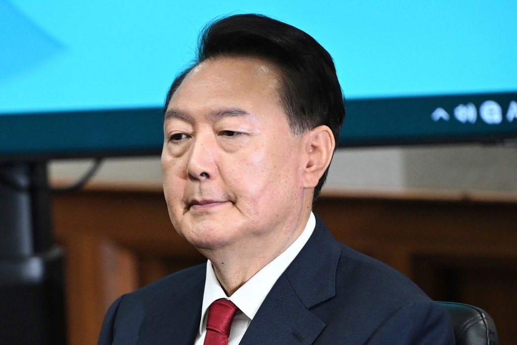 尹錫悅庭審現場首次對外公開。美聯社 尹錫悅庭審現場首次對外公開。美聯社