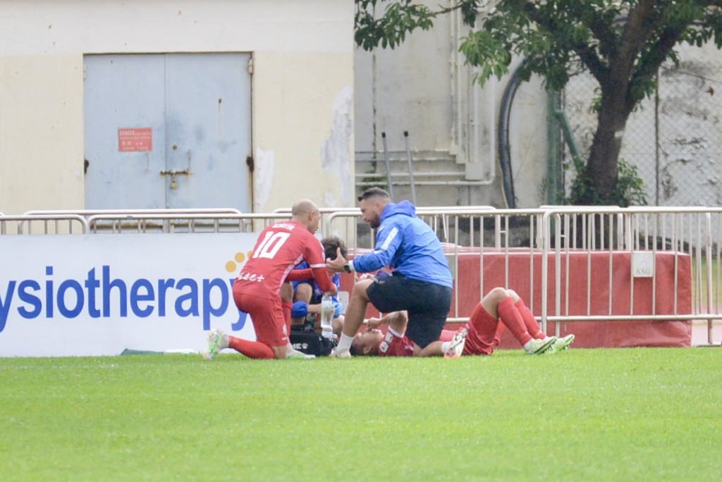 李嘉耀為球隊搏得「12碼」。楊功煜攝