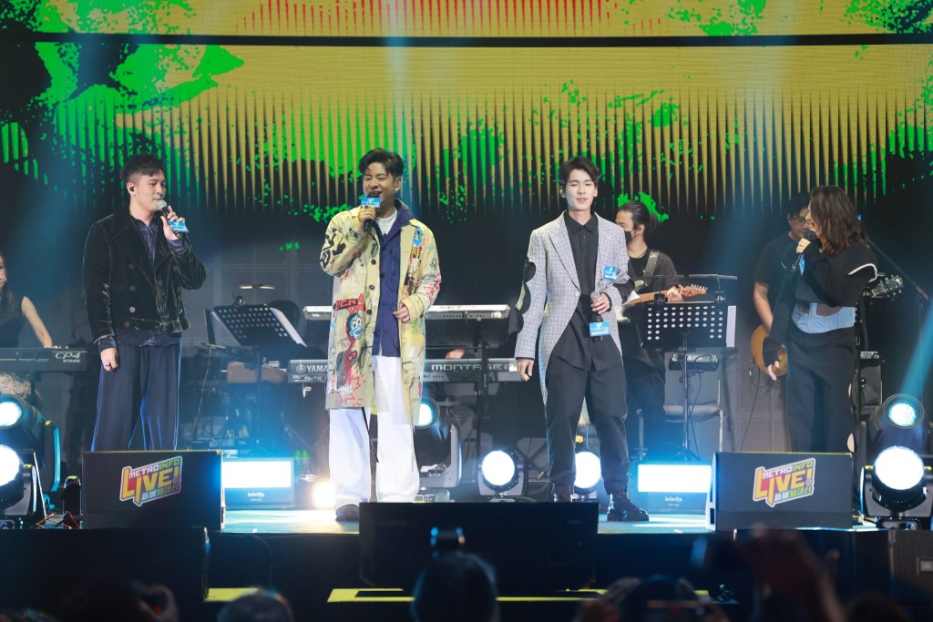 許廷鏗、林奕匡、衛蘭齊為《新城台慶 FABULOUS 4 音樂會》演出。  ​