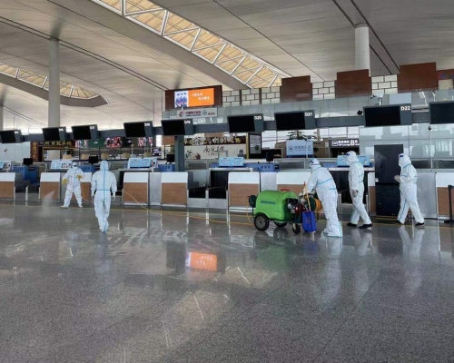 南京祿口機場周四起恢復運作。新華社料圖片