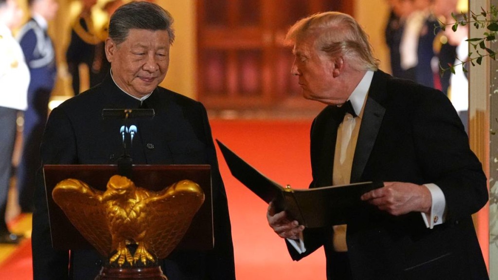 習近平與特朗普均分別重提中美在二戰時並肩作戰，引起日媒憂慮。美聯社