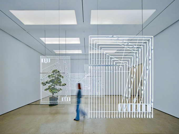 展品構成了獨特的空間。