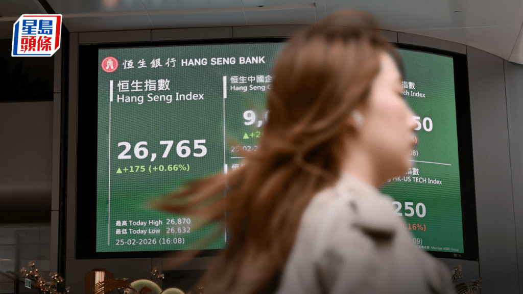 恒指升175点 汇控绩后升5%领涨 智谱MINIMAX插逾一成 专家料续震荡｜港股收市