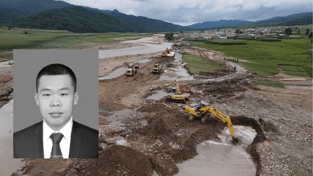 舒蘭市受災嚴重，35歲公職人員張郅昭失蹤7天終被尋獲。 新華社