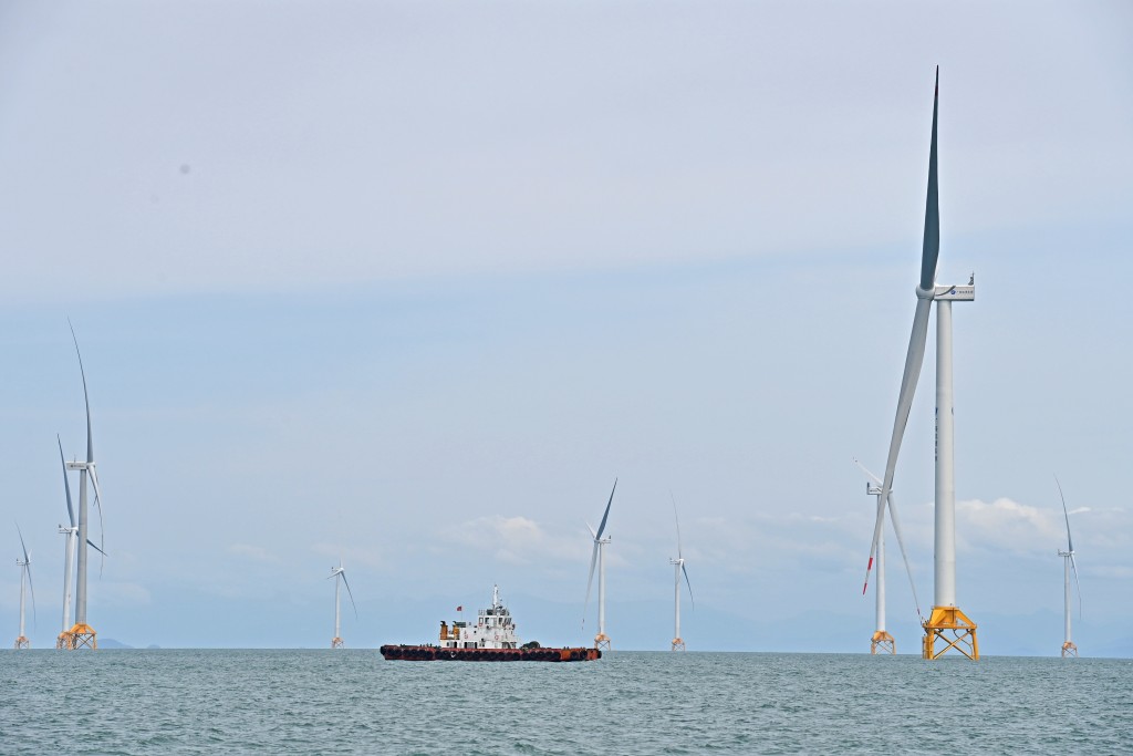 中国的科研团队实现以海上风电来海上制氢，纯度逾99.9%。新华社