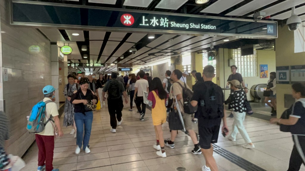 上水附近有信號設備故障