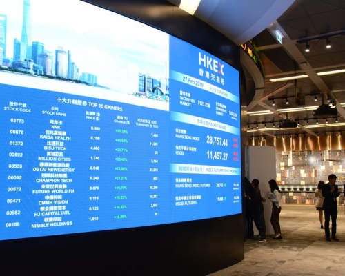 香港交易所公布《戰略規劃2019-2021》。資料圖片