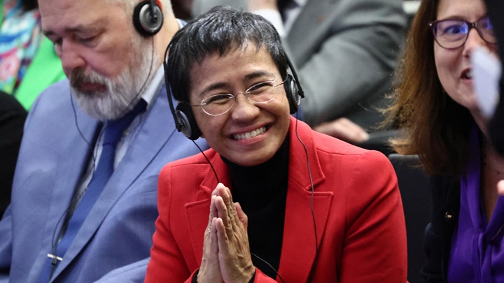 雷薩指菲律賓政府下令關閉新聞網站Rappler。路透社資料圖片