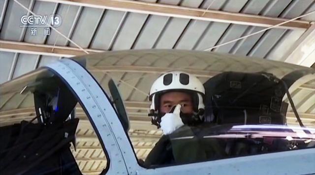 戴「熊貓頭盔」的戰機機師。