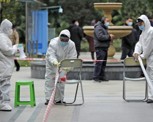 成都三道堰鎮八步橋社區八組安置點為中風險地區。(新華社資料圖片)