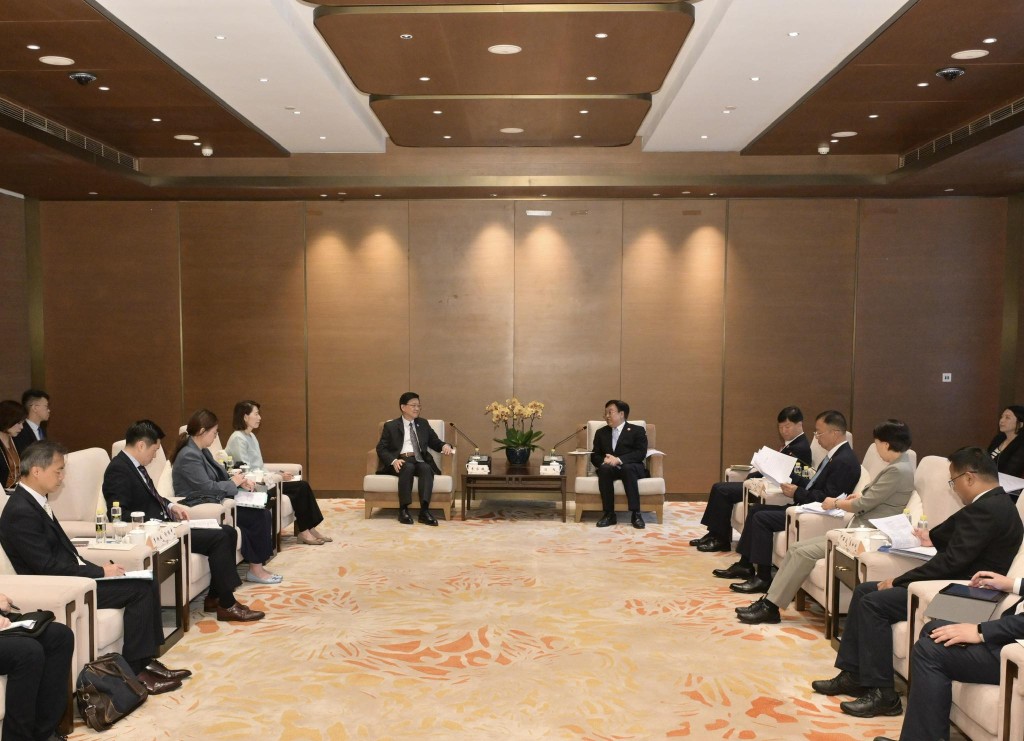 李家超稱，香港和海南兩個自貿港可以優勢互補、強強聯手。李家超FB圖片