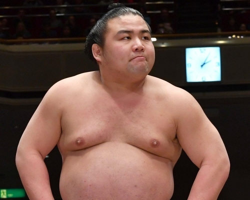 日本大相扑力士胜武士。网图