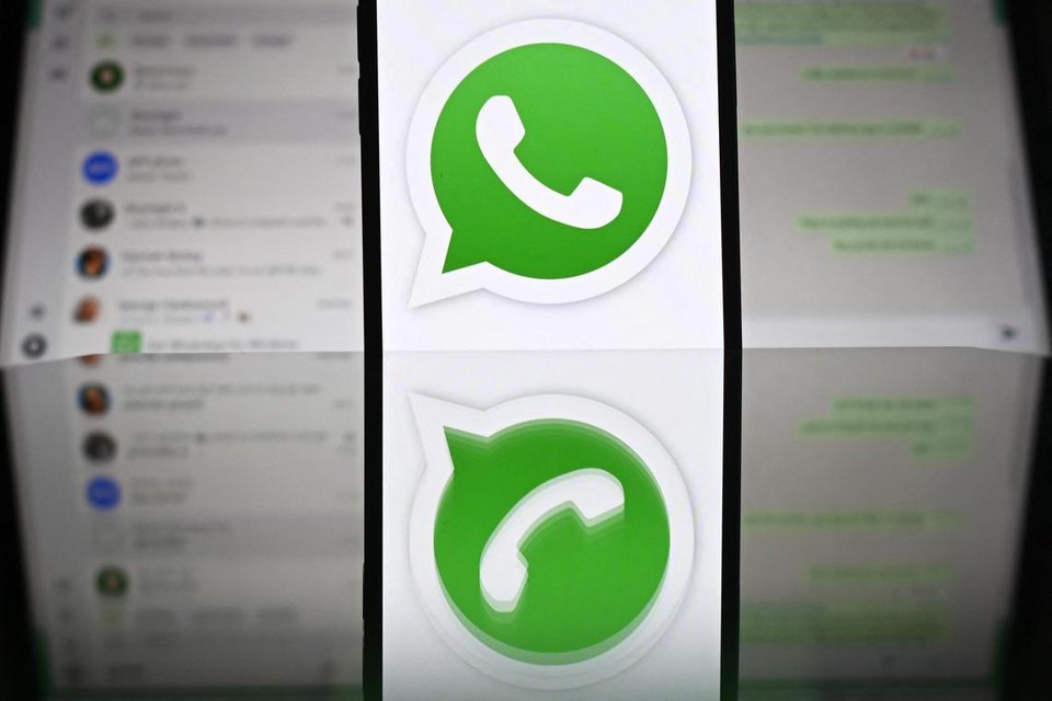 WhatsApp目前擁有15億的每日活躍用戶。法新社 WhatsApp目前擁有15億的每日活躍用戶。法新社